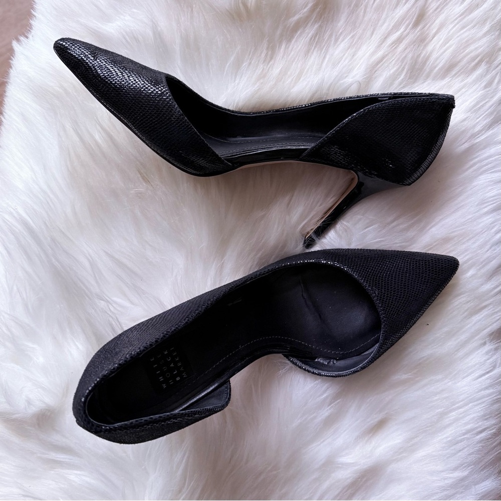 Black House White Market Shiny D'Orsay Pumps - Picture 6 of 11